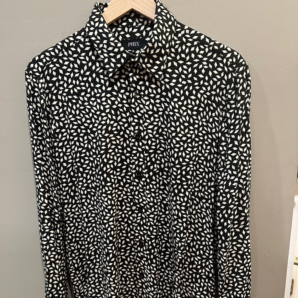 Men's retro button up shirt - Viscose rocker shirt made by P.h.i.x. London